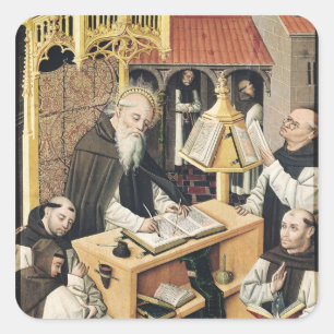 Adesivo Quadrado Interior de um Escritório, Escola de Segóvia