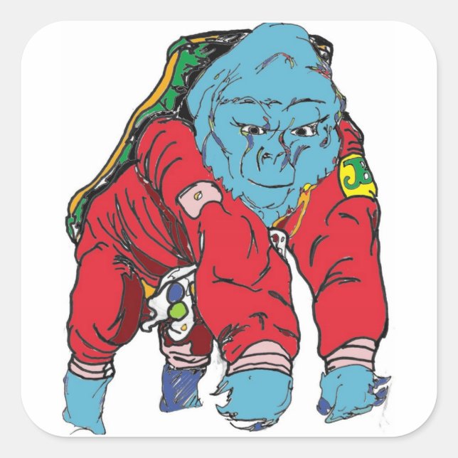 Adesivo Quadrado Intrepid Traveler (Frente)