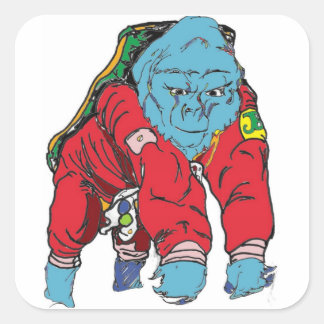 Adesivo Quadrado Intrepid Traveler