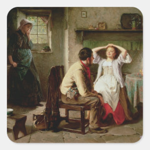 Adesivo Quadrado Inveja e namorico