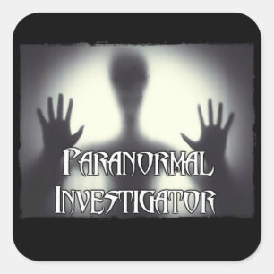 Adesivo Quadrado Investigador Paranormal Ghost Stickers
