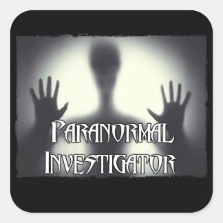 Adesivo Quadrado Investigador Paranormal Ghost Stickers