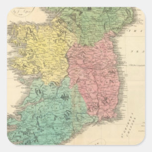 Adesivo Quadrado Ireland 16