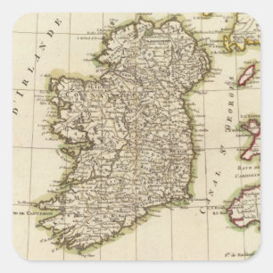 Adesivo Quadrado Ireland 3