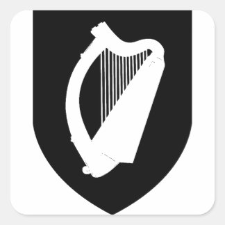 Adesivo Quadrado Ireland Coat of arms 