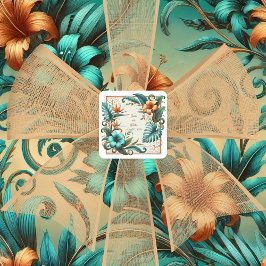 Adesivo Quadrado Iridescência tropical