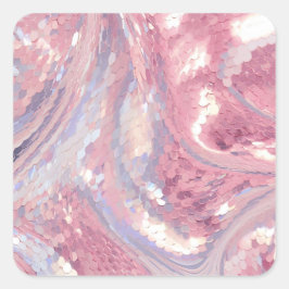 Adesivo Quadrado Iridescent Pink and Purple 