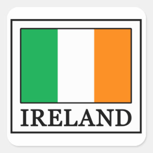 Adesivo Quadrado Irish Sticker