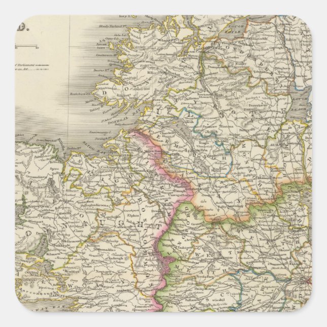 Adesivo Quadrado Irlanda 4 (Frente)