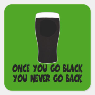 Adesivo Quadrado Irlandês cómico