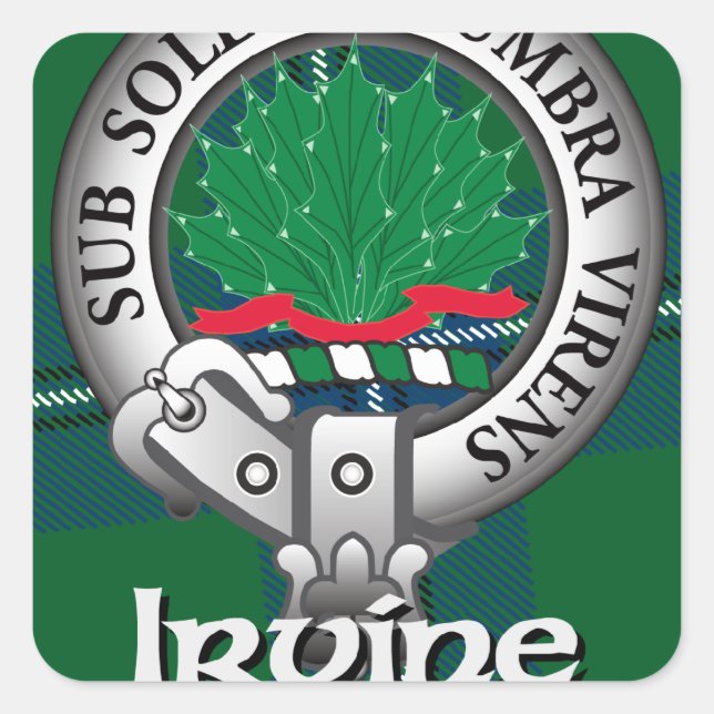 Adesivo Quadrado Irvine Clan (Frente)