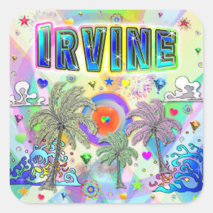 Adesivo Quadrado Irvine Deep Dream Sticker