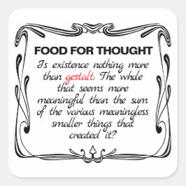 Adesivo Quadrado Is Existence Gestalt?