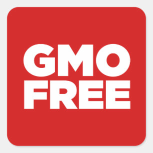 ADESIVO QUADRADO ISENTO DE OGM (VERMELHO)