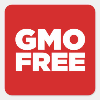 ADESIVO QUADRADO ISENTO DE OGM (VERMELHO)