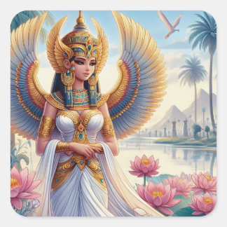 Adesivo Quadrado Isis: Goddess of the Nile