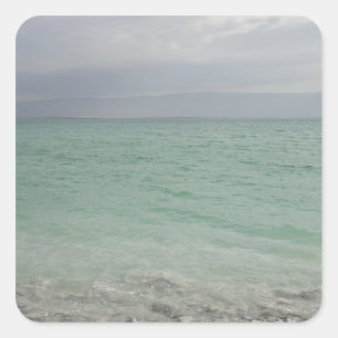 Adesivo Quadrado Israel, Mar Morto, seascape