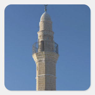 Adesivo Quadrado Israel, Tel Aviv, Jaffa, minarete mesquita