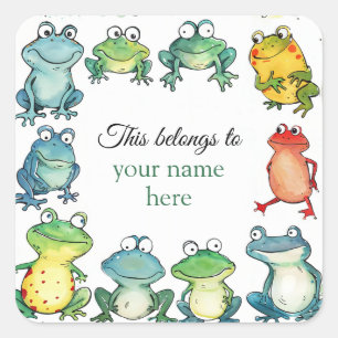 Adesivo Quadrado Isto pertence a