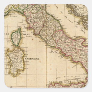 Adesivo Quadrado Italia 29