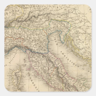 Adesivo Quadrado Italia antiga 3