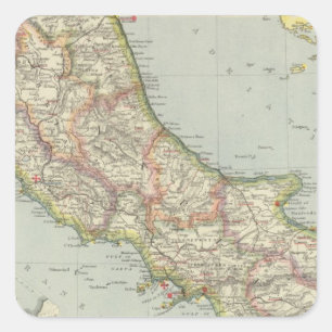 Adesivo Quadrado Italia central