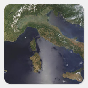 Adesivo Quadrado Italia e France do sudeste