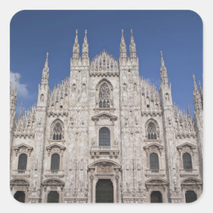 Adesivo Quadrado Itália, Província de Milão, Milão. Catedral de