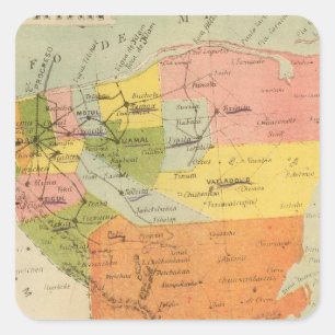 Adesivo Quadrado Iucatão, México 2