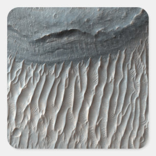 Adesivo Quadrado Ius Chasma, um grande desfiladeiro em Marte