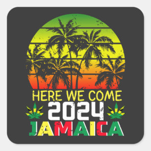 Adesivo Quadrado Jamaica 2024