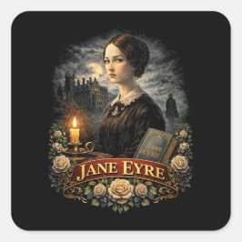 Adesivo Quadrado Jane Eyre
