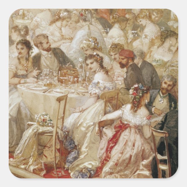 Adesivo Quadrado Janto nas Tuilarias, 1867 (Frente)