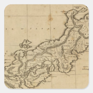 Adesivo Quadrado Japão
