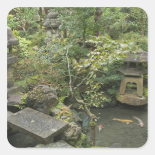 Adesivo Quadrado Japão, Ishikawa, Kanazawa, Casa de Samurai Nomura