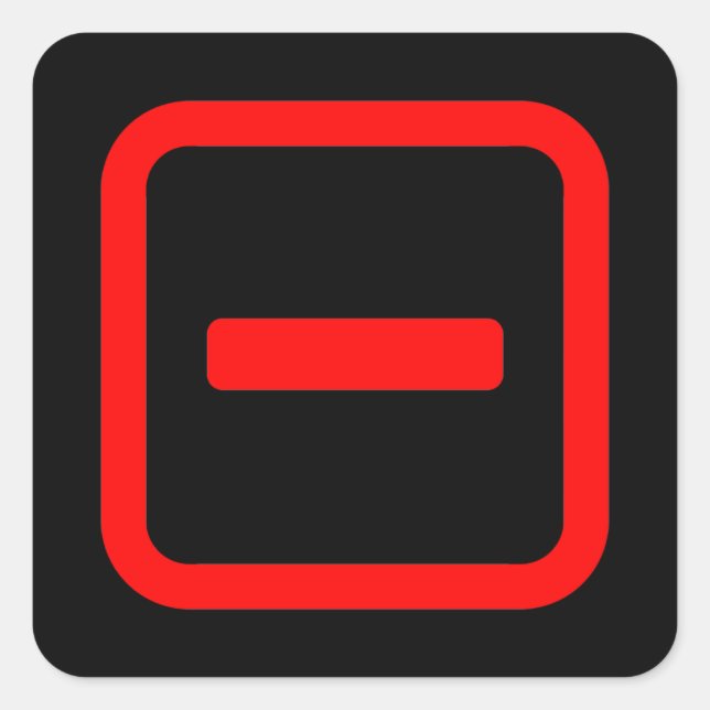 Adesivo Quadrado Japonês Número Um 一 Físico Ichi 】 Kanji (Frente)