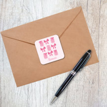 Jar de picles de coquete rosa-quente e Arco person