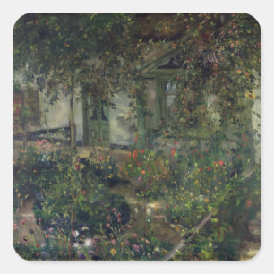 Adesivo Quadrado Jardim na flor, 1904