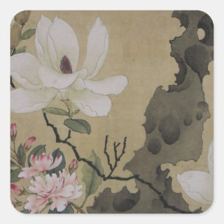 Adesivo Quadrado Jardins Florais