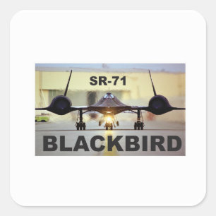 Adesivo Quadrado jato quente do preto