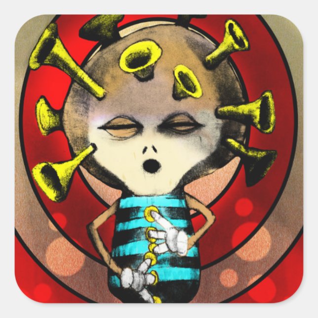 Adesivo Quadrado Jazzplayer 2012 (Frente)