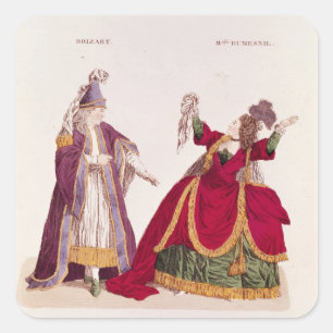 Adesivo Quadrado Jean-Baptiste Brizard no papel de Joad