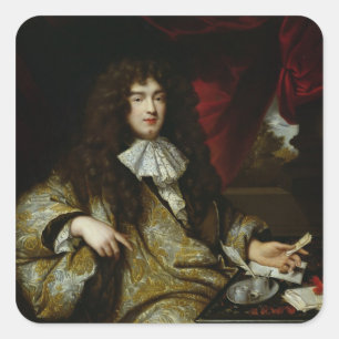 Adesivo Quadrado Jean-Baptiste Colbert Marquis de Seignelay