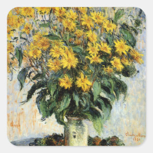 Adesivo Quadrado Jerusalem Artichokes