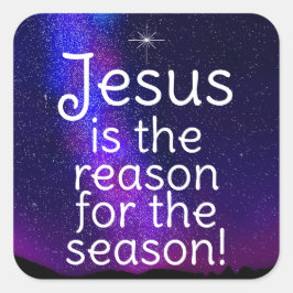 Adesivo Quadrado Jesus