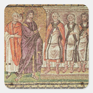 Adesivo Quadrado Jesus antes de Caiphus