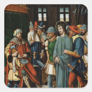 Adesivo Quadrado Jesus antes de Pilate