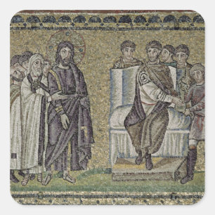 Adesivo Quadrado Jesus antes de Pontius Pilate
