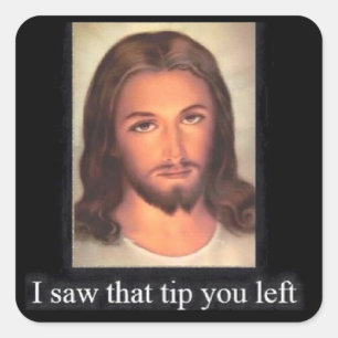 Adesivo Quadrado Jesus derruba 20%