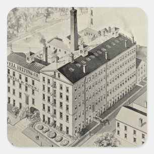 Adesivo Quadrado Jewell que cerca o Co